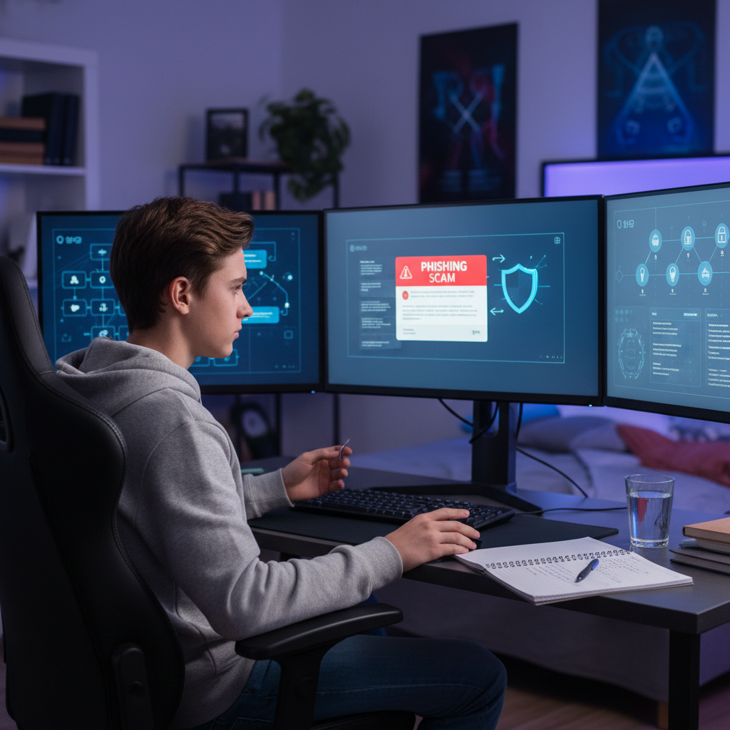 Vermeide digitale Betrügereien und Cyberbedrohungen